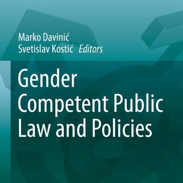 Book ‘Gender Competent Public Law and Policies’