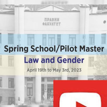Spring School: Gender Perspective of Labor Law